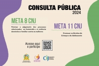 Consulta Pública: participe e opine sobre as Metas 8 e 11 do CNJ