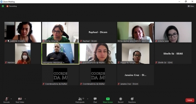 Reunião discute instalação da Casa da Mulher Brasileira, CREAMs e Centros de Reabilitação de Agressores