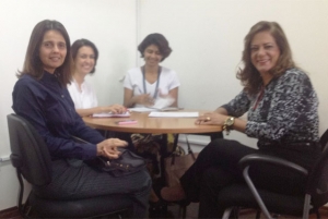 Coordenadoria da Mulher se re&uacute;ne com representante SEMED