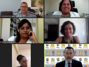 TJSE e PM se re&uacute;nem para discutir expans&atilde;o da Ronda Maria da Penha