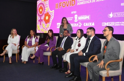 II F&oacute;rum Sergipano de Viol&ecirc;ncia Dom&eacute;stica re&uacute;ne rede de prote&ccedil;&atilde;o &agrave; mulher no Tribunal de Justi&ccedil;a