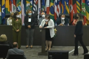 Encontro marca posse de Ju&iacute;za Coordenadora da Mulher do TJSE na Diretoria Executiva do COCEVID