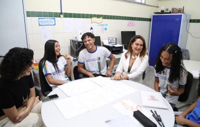 Adolescentes do Santa Maria participam de projeto da Coordenadoria da Mulher do TJSE