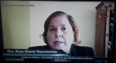 Ju&iacute;za Coordenadora da Mulher participa de audi&ecirc;ncia p&uacute;blica na C&acirc;mara Municipal de Aracaju