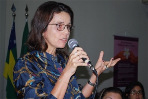 palestra em Lagarto no I F&oacute;rum Estadual do Programa Mulheres Mil