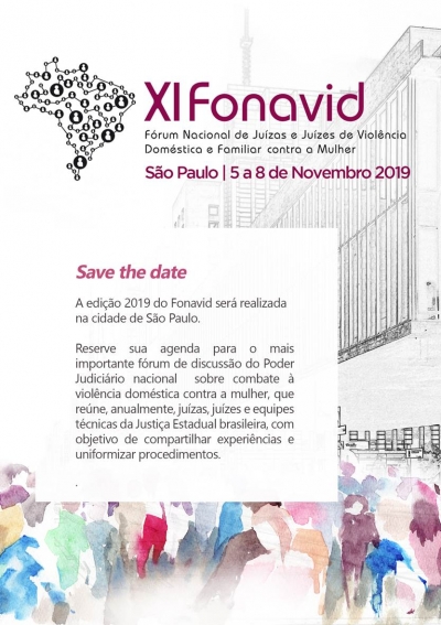 XI Fonavid - 05 a 08 novembro 2019