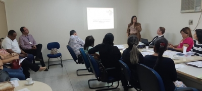 Reunião para construção de fluxograma e formatação de protocolo da rede de atendimento/enfrentamento do município de São Cristóvão/SE.