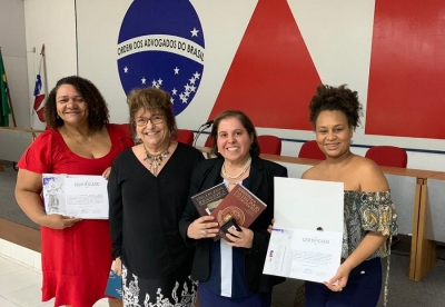 Coordenadoria da Mulher do TJSE participa de curso na OAB/SE sobre viol&ecirc;ncia de g&ecirc;nero