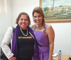 Coordenadora da Mulher do TJSE se re&uacute;ne com secret&aacute;rios de Estado