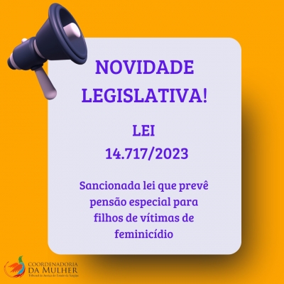 Sancionada lei que prev&ecirc; pens&atilde;o especial para filhos de v&iacute;timas de feminic&iacute;dio