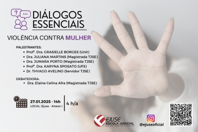 Ejuse: Projeto &lsquo;Di&aacute;logos Essenciais&rsquo; debate viol&ecirc;ncia contra a mulher