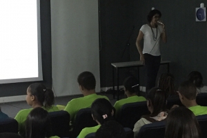 Projeto Informar para Conscientizar - Oficina com Alunos do Instituto Luciano Barreto Jr