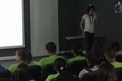 Projeto Informar para Conscientizar - Oficina com Alunos do Instituto Luciano Barreto Jr