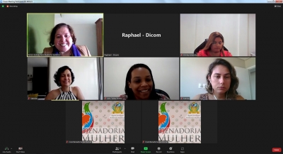 Paz em Casa: Coordenadoria da Mulher se re&uacute;ne com organiza&ccedil;&otilde;es municipais