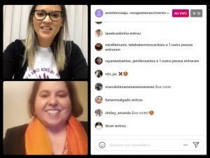 Ju&iacute;za Rosa Geane participa de live sobre Campanha Sinal Vermelho