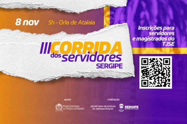 Corrida dos Servidores: inscri&ccedil;&otilde;es para o TJSE nesta ter&ccedil;a, 20/10
