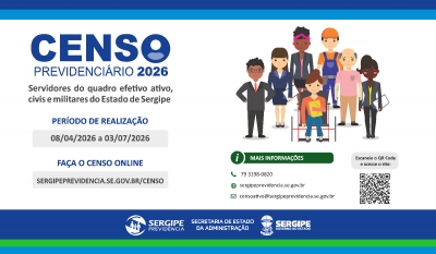 ICenso Previdenciário 2026: para magistrados e servidores efetivos ativos começa nesta quarta-feira, 8/4