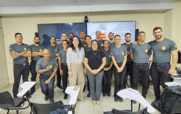 Servidoras do GMF/TJSE ministram palestras sobre o PLANO PENA JUSTA para novos Policiais Penais