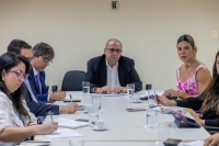 Grupo de Monitoramento do Sistema Carcer&aacute;rio e Rede Trans conversam sobre o Projeto Travessia